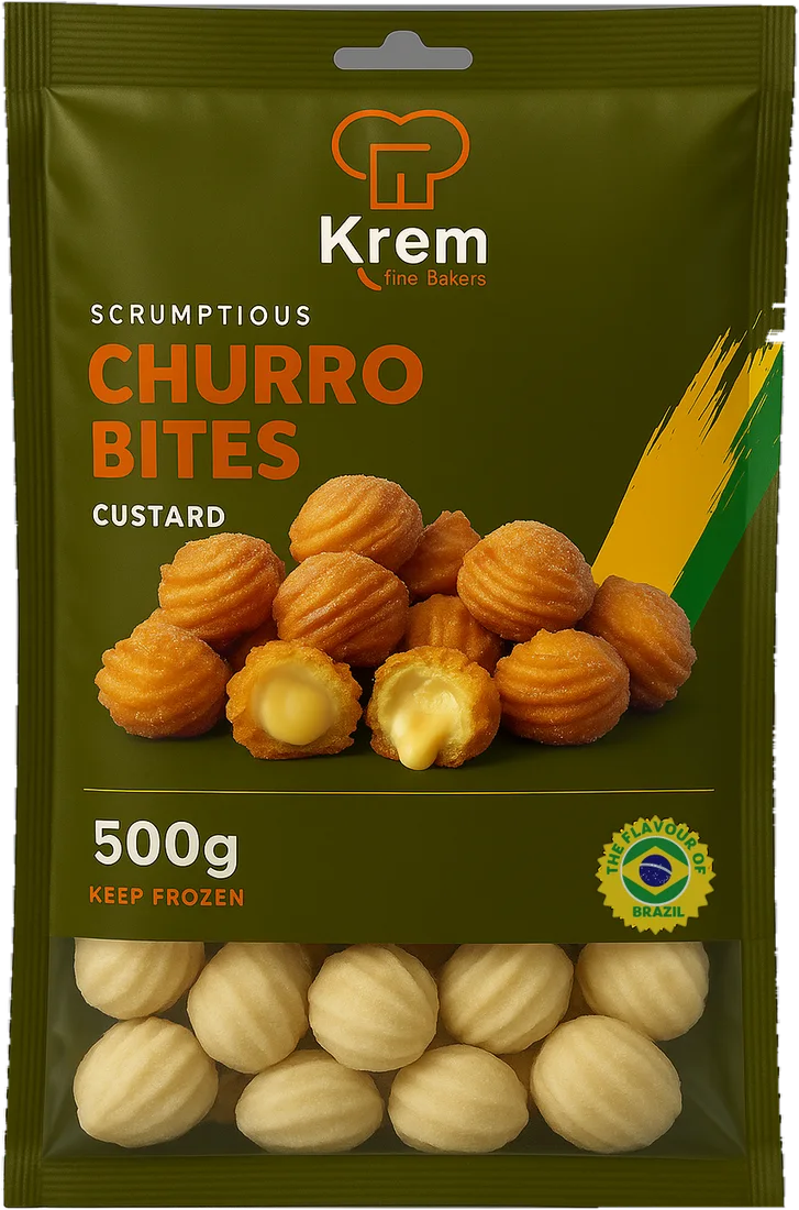 Churro Bites Custard 500 g retail pack
